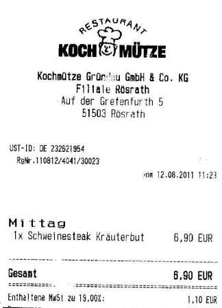 fpot Hffner Kochmtze Restaurant